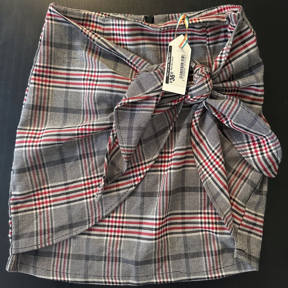 NWT plaid skirt